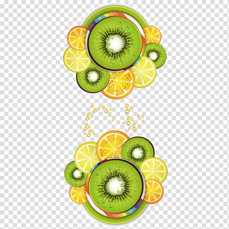Kiwifruit Poster, Creative Kiwi material transparent background PNG clipart