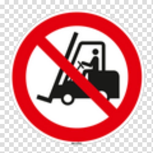 Forklift No symbol Sign Safety ISO 7010, Hundeklo transparent background PNG clipart