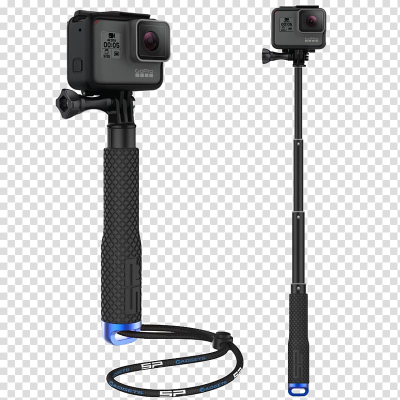 GoPro Hero 4 Selfie stick Monopod Action camera, GoPro transparent background PNG clipart