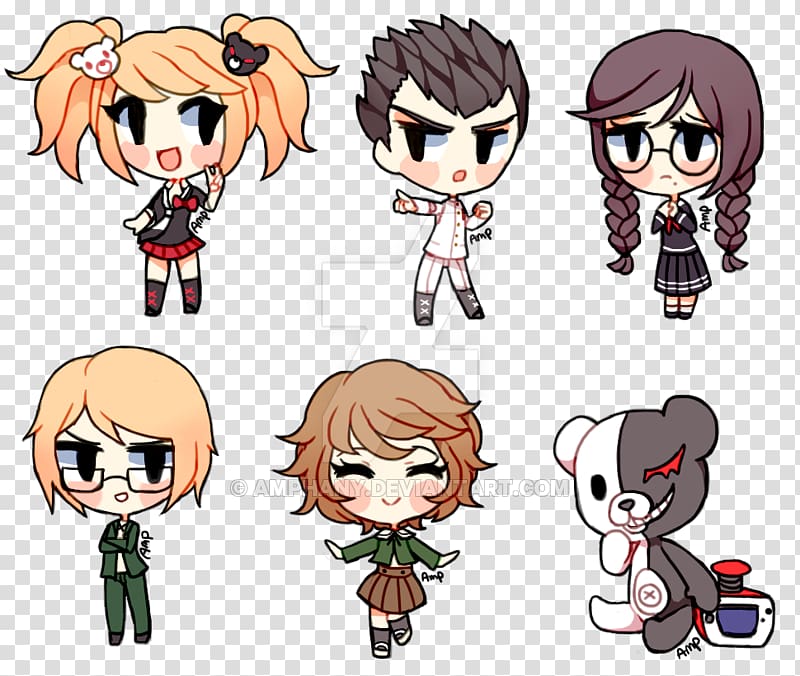 Sticker art Drawing Danganronpa, others transparent background PNG clipart