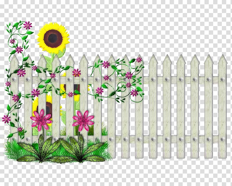 Fence Flower , Fence transparent background PNG clipart