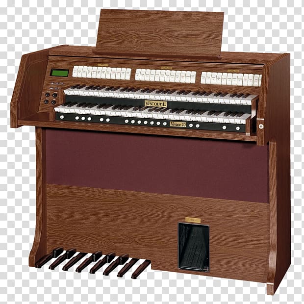 Pipe organ Viscount Pedal keyboard Musical keyboard, others transparent background PNG clipart