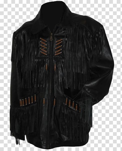 Leather jacket Outerwear Sleeve, feather falling material transparent background PNG clipart