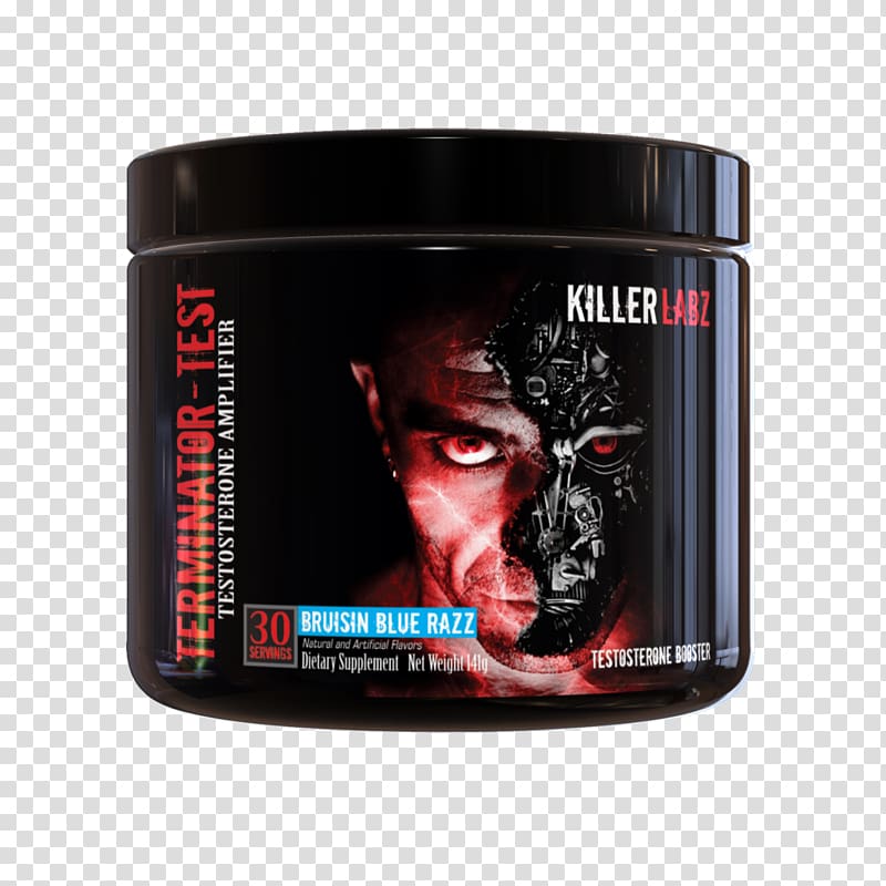 Testosterone Dietary supplement The Terminator Bodybuilding supplement Thermogenics, terminator transparent background PNG clipart