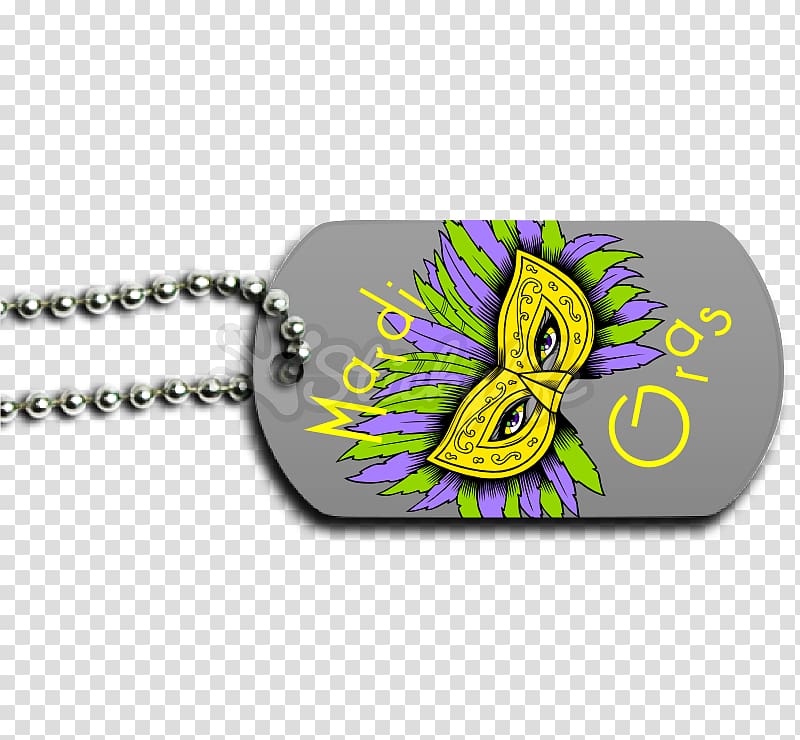 Dog tag Chain Soldier, mardi gras transparent background PNG clipart