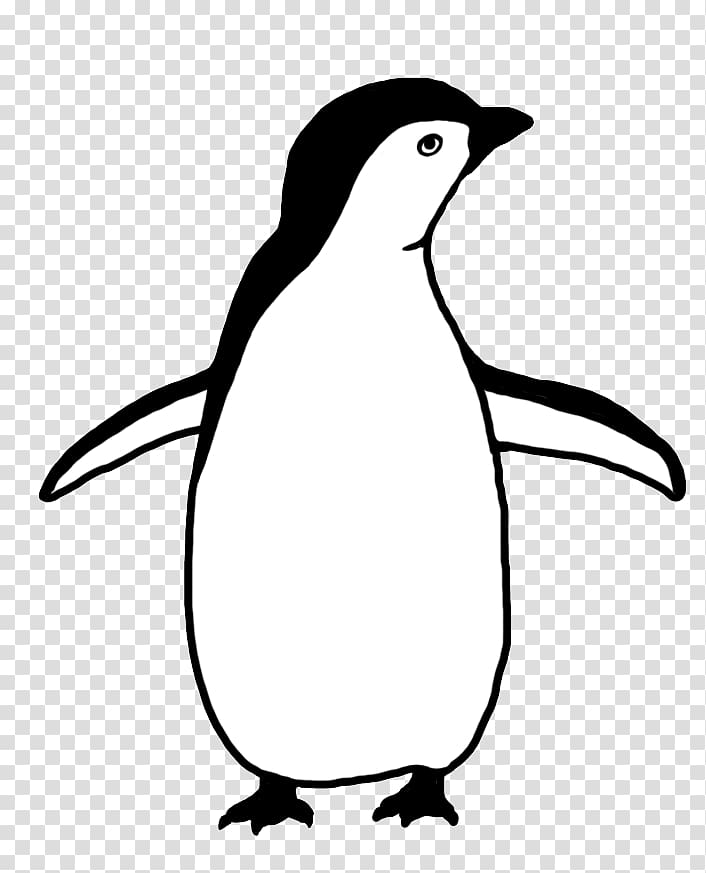Baby Penguins Black And White Drawing Penguins Transparent