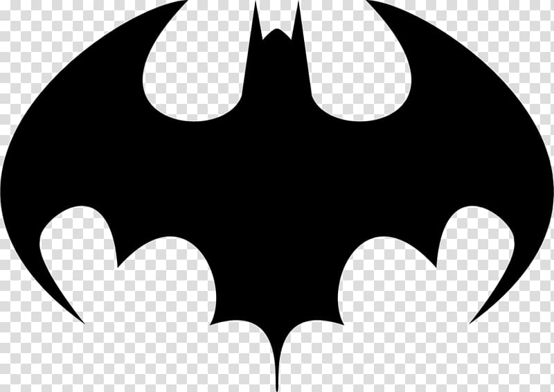 Batman and Gotham Silhouette Bat Logo Sticker