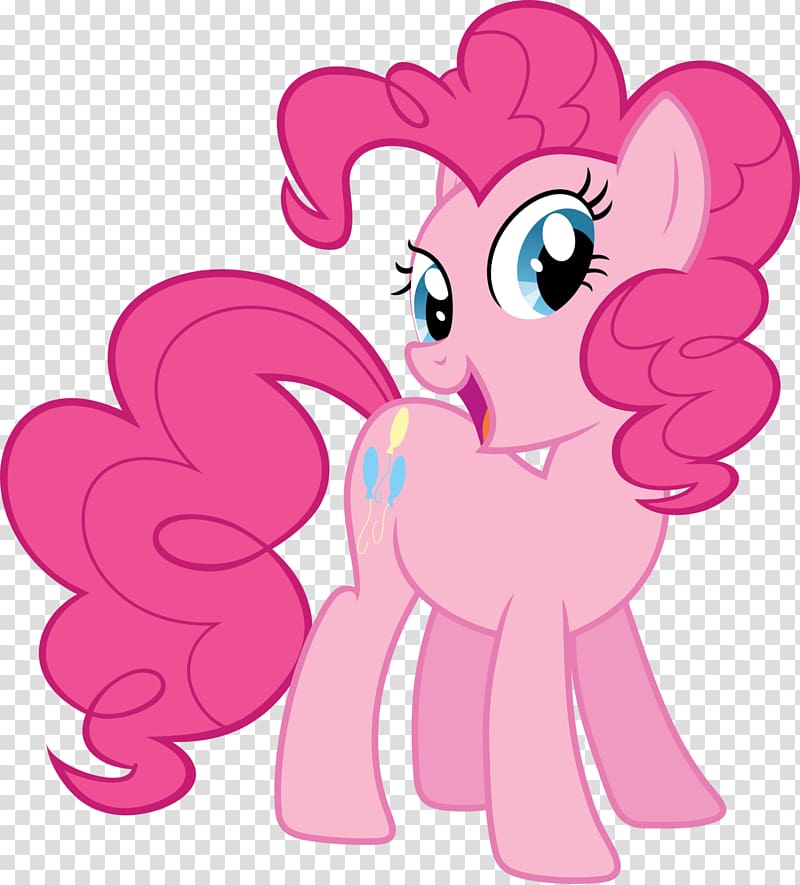 Five My Little Pony characters illustration, Pinkie Pie Rainbow