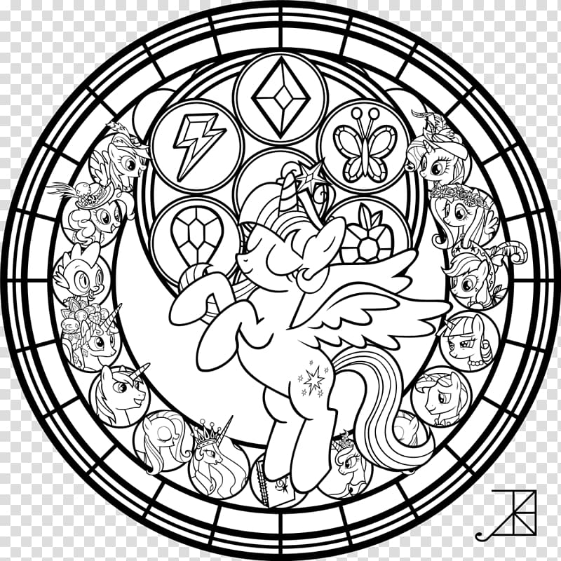 Kingdom Hearts II Colouring Pages Coloring book Stained glass Kingdom Hearts HD 2.5 Remix, small lines transparent background PNG clipart