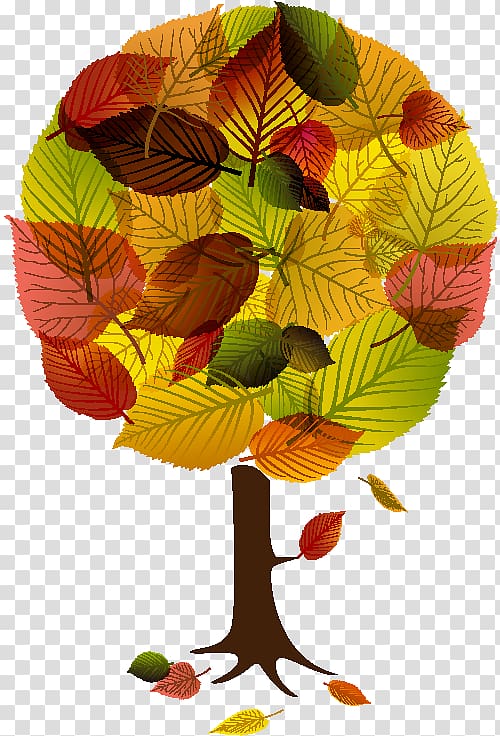 Autumn leaf color, Autumn tree transparent background PNG clipart