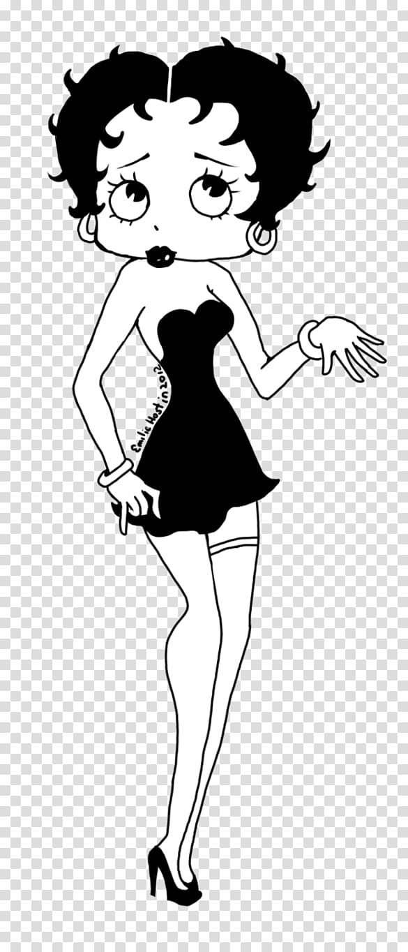 Betty Boop Popeye Black and white Minnie Mouse Golden age of American animation, minnie mouse transparent background PNG clipart