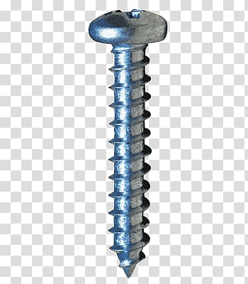gray metal bolt illustration, Isolated Screw transparent background PNG clipart