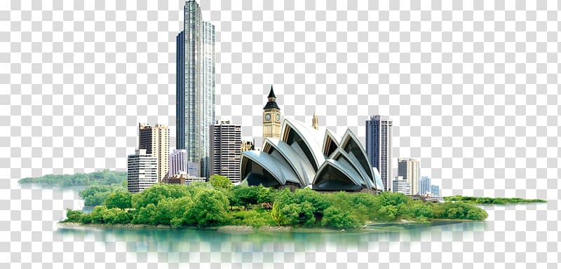 sydney opera house on the sea transparent background PNG clipart