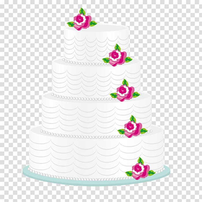 Wedding cake Layer cake Cupcake Sugar cake Chocolate cake, dessert cream wedding cake transparent background PNG clipart
