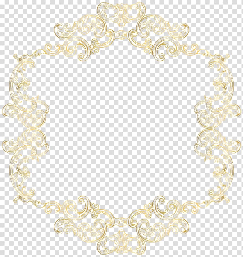 White Wedding Ceremony Supply Pattern, Gold Vintage Border Frame , gray scrolled frame decor transparent background PNG clipart