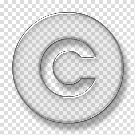 Copyright symbol Registered trademark symbol, copyright transparent background PNG clipart