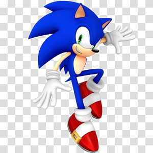 Sonic Hedgehog Jumping Side transparent PNG - StickPNG