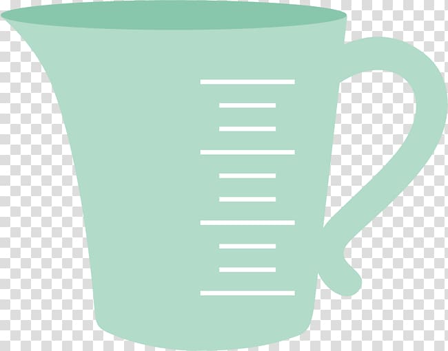 Coffee cup Baking mix Mug, Measuring Jug transparent background PNG clipart