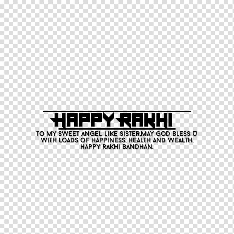 Logo Plain text Festival Raksha Bandhan Font, others transparent background PNG clipart