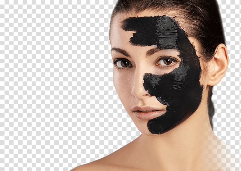 Carbon dioxide laser Chemical peel Facial Laser hair removal, black mask transparent background PNG clipart