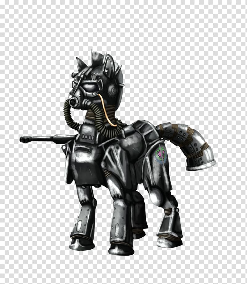 Fallout Wasteland Equestria Horse Powered exoskeleton, fallout transparent background PNG clipart