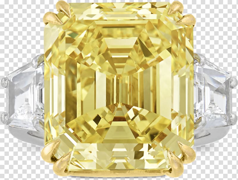 Gemological Institute of America Diamond color Engagement ring Yellow, ring transparent background PNG clipart