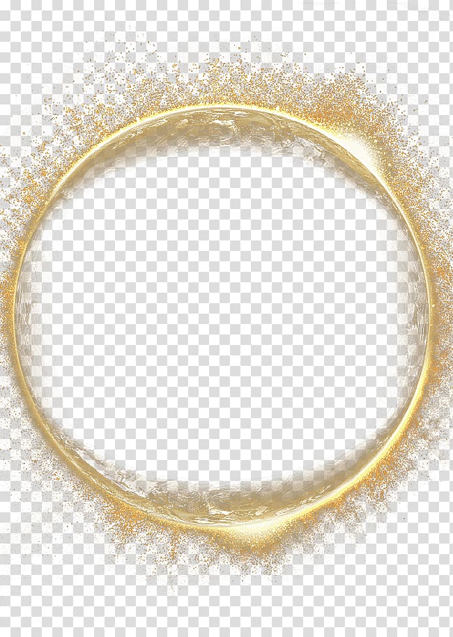 round gold illustration, Gold Powder, Golden floating powder planet transparent background PNG clipart