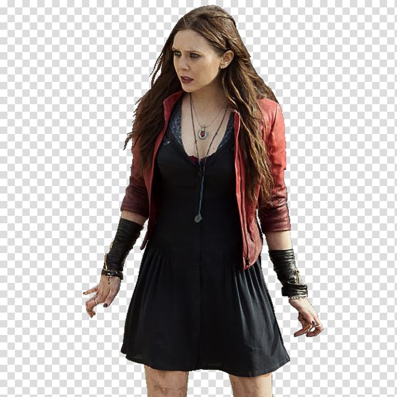 Elizabeth Olsen Wanda Maximoff Quicksilver Vision Avengers: Age of Ultron, Scarlet Witch transparent background PNG clipart