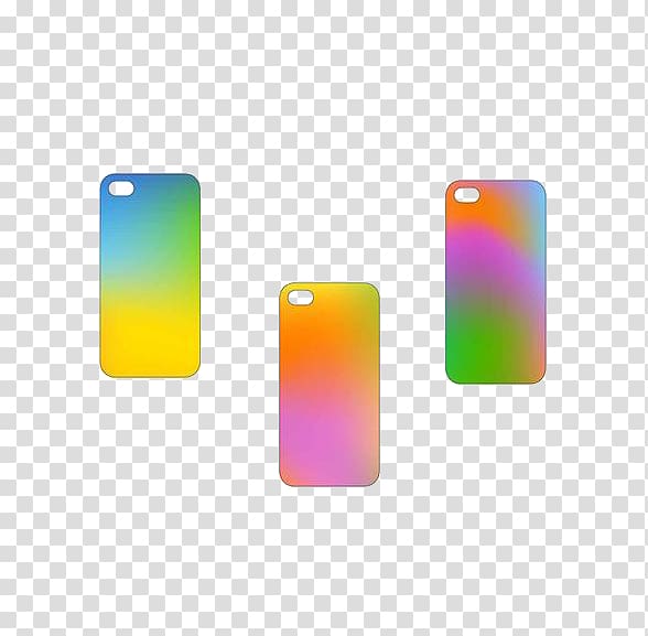 Mobile phone accessories , Color phone case transparent background PNG clipart