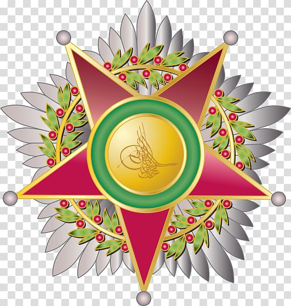 Ottoman Empire Order of Charity Tughra Order of Osmanieh, medal transparent background PNG clipart