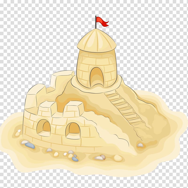 Sand art and play , castle transparent background PNG clipart