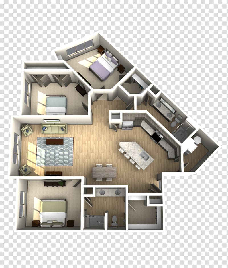 Crescent Northpoint Apartments Floor plan Building, apartment transparent background PNG clipart