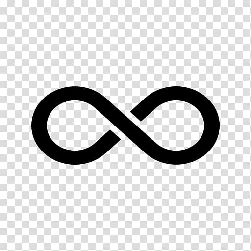 Infinity symbol , symbol transparent background PNG clipart