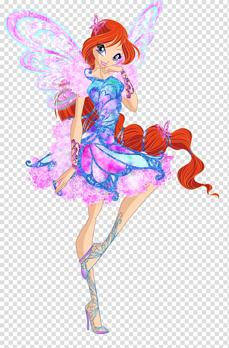 Bloom Musa Stella Tecna The Trix, Winx Powers transparent background PNG clipart