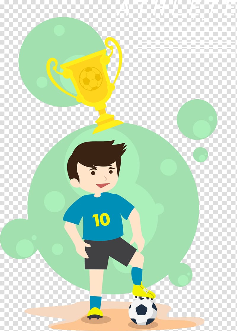 Football player Trophy , Football trophy transparent background PNG clipart