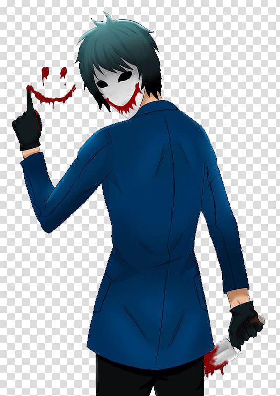 Free: Creepypasta Jeff the Killer  Slenderman Drawing - jeff  