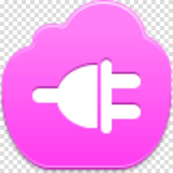 Computer Icons Plug-in , pink clouds painted transparent background PNG clipart