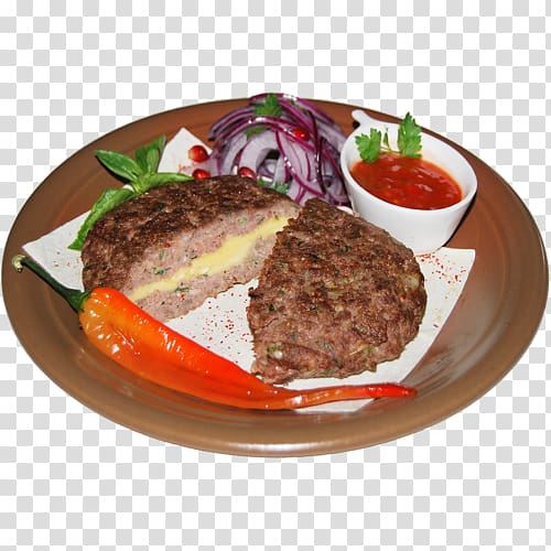 Salisbury steak Patty Mediterranean cuisine Recipe, special gourmet barbecue transparent background PNG clipart