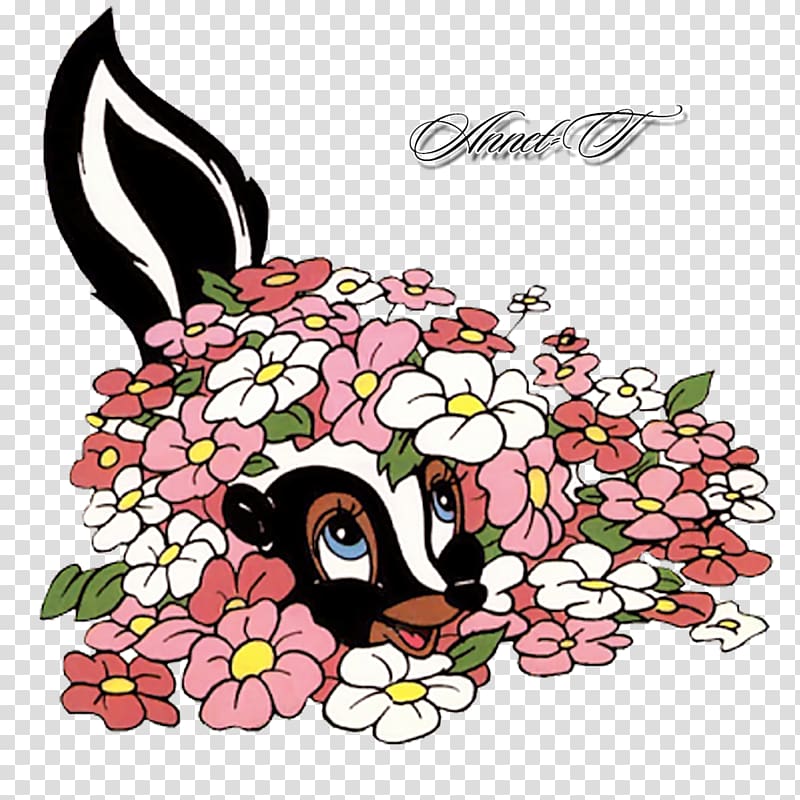Thumper Flower Bambi, a Life in the Woods Drawing , flower transparent background PNG clipart