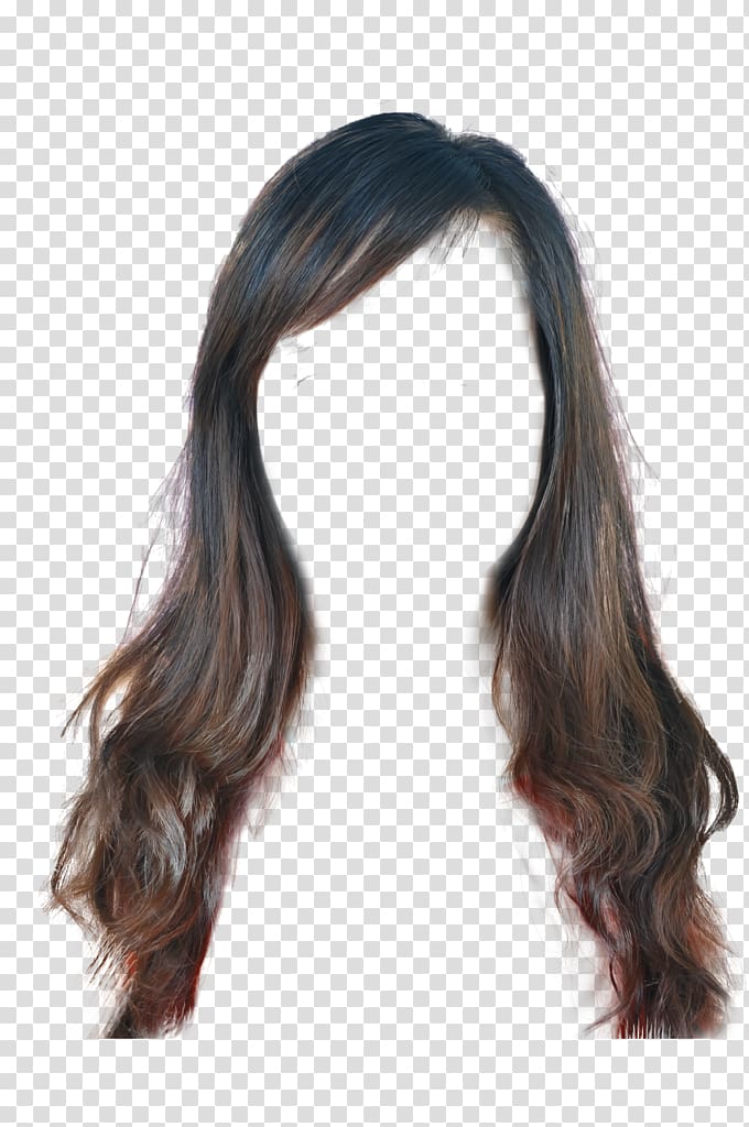 Long hair Wig Hairstyle Step cutting, hair transparent background PNG clipart