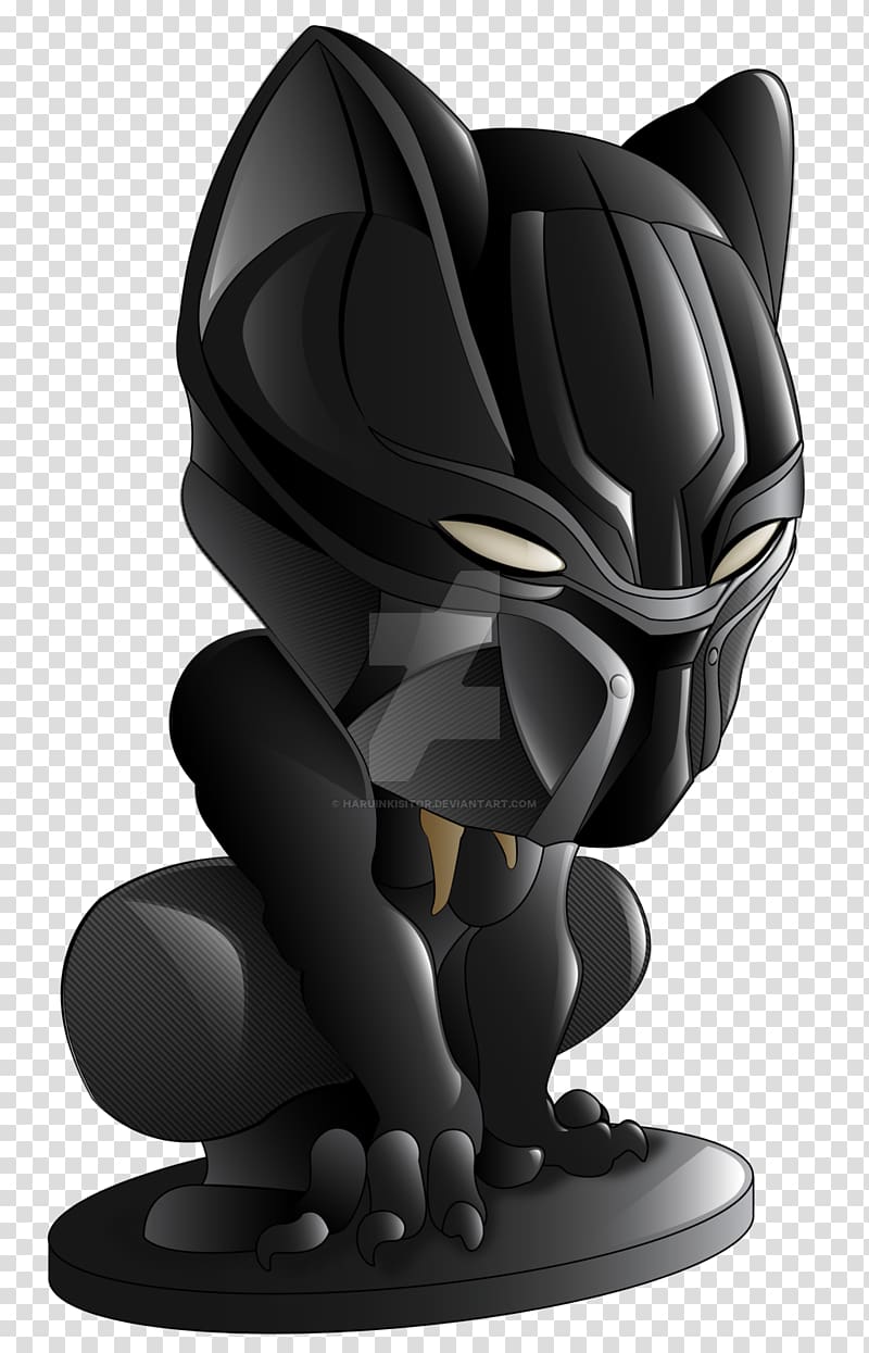 Black Panther Hulk Chibi Fan art Marvel Cinematic Universe, black panther transparent background PNG clipart