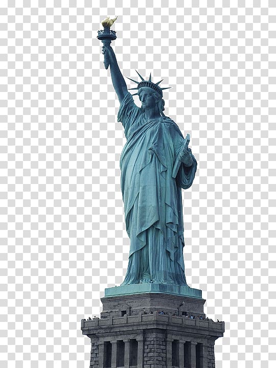 Visiting the Statue of Liberty New York Harbor The New Colossus, usa statue of liberty transparent background PNG clipart