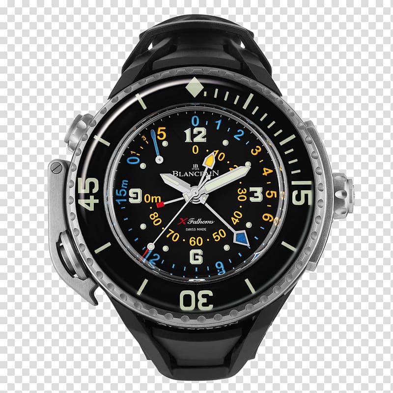 Blancpain Fifty Fathoms Diving watch Villeret, watch transparent background PNG clipart