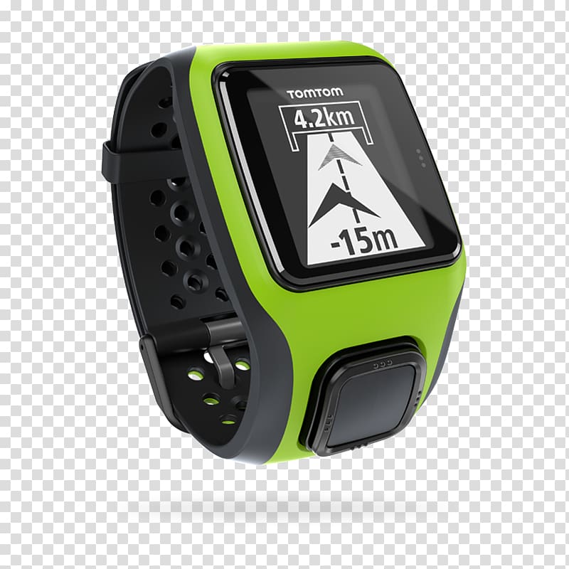GPS Navigation Systems GPS watch TomTom Runner TomTom Multi-Sport Cardio, watch transparent background PNG clipart