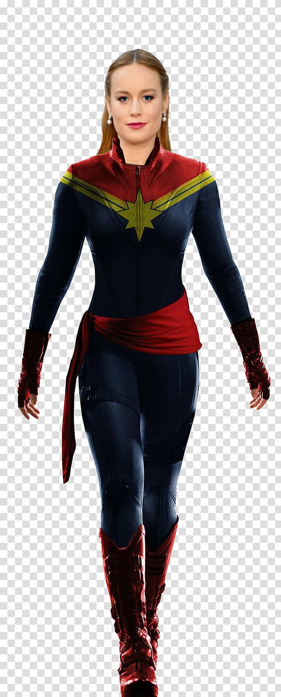 Brie Larson Black Widow Captain Marvel Carol Danvers The Avengers, captain marvel transparent background PNG clipart