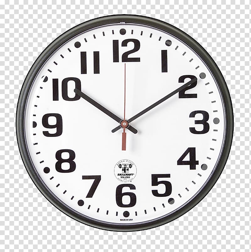 white and grey analog clock displaying at 10:10, Clock Watch, Wall Watch transparent background PNG clipart
