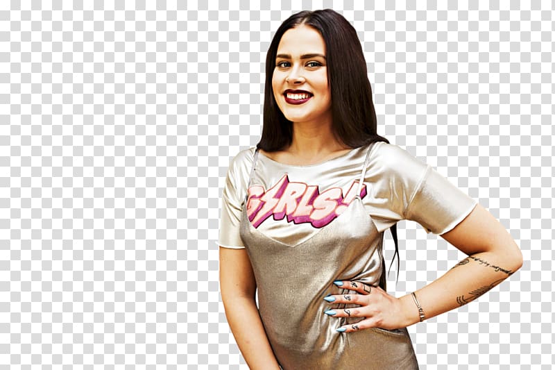 Sara Forsberg T-shirt Sleeve Shoulder Thumb, T-shirt transparent background PNG clipart