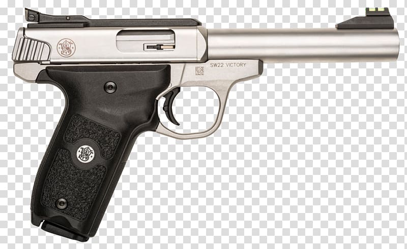 Smith & Wesson SW22 Victory .22 Long Rifle Firearm Rimfire ammunition, Handgun transparent background PNG clipart