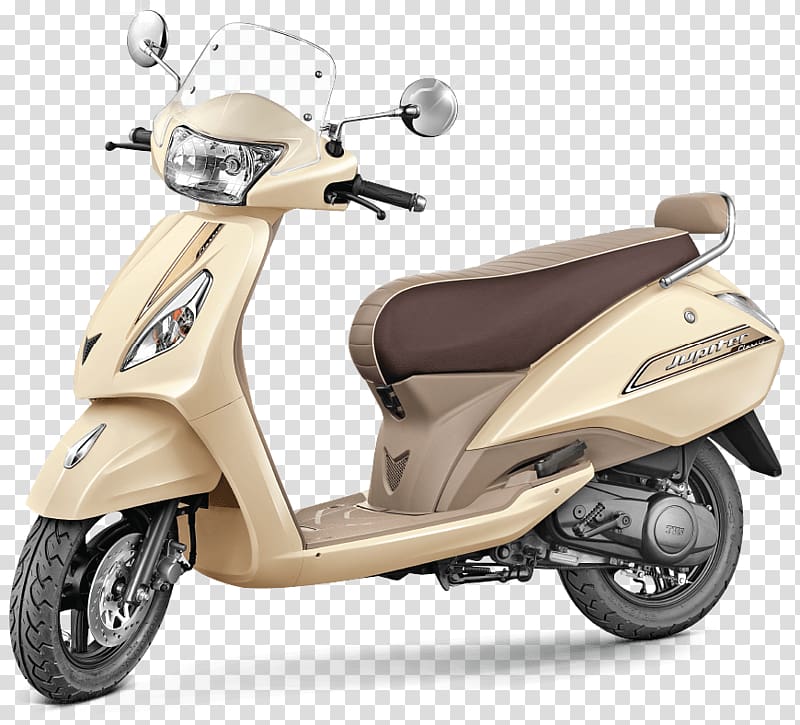 Scooter TVS Jupiter India Car TVS Motor Company, inside coat transparent background PNG clipart