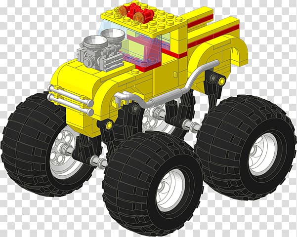 Tire Car Monster truck LEGO, Monster Trucks transparent background PNG clipart
